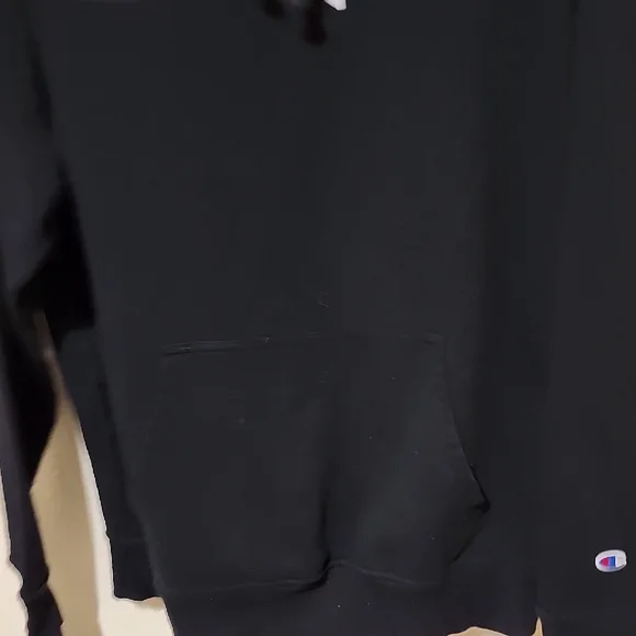 Champion Men's Black Hoodie Sweater - Picture 5 of 9